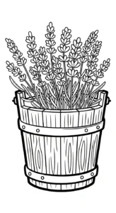 coloriage Lavande à imprimer gratuit