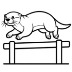 coloriage Loutre d