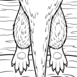 coloriage Loutre à imprimer pour enfants