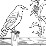 coloriage Maïs et dessins