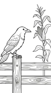 coloriage Maïs et dessins