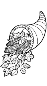 imprimer coloriage Maïs gratuit
