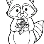 coloriage Maïs pour enfant de 10 ans