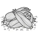 coloriage Maïs à imprimer pdf gratuit
