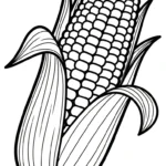 coloriage Maïs gratuit