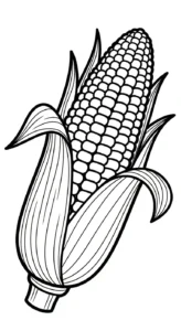 coloriage Maïs gratuit