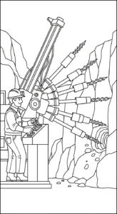 coloriage Mineur pour enfants à télécharger