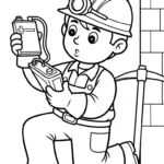 coloriage Mineur a imprimer