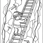 coloriage Mineur pour enfant gratuit