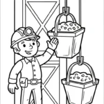 coloriage Mineur à imprimer pdf