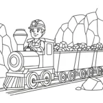 coloriage Mineur gratuit en ligne
