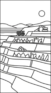 coloriage Mineur et découpage à imprimer