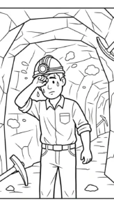 coloriage Mineur a colorier en ligne