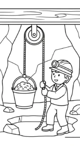 coloriage Mineur a dessiner et imprimer