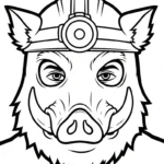 coloriage Mineur pour enfant a imprimer gratuit
