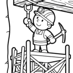 a imprimer coloriage Mineur gratuit