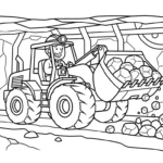 coloriage Mineur pour enfant