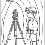 coloriage Mineur pour enfant de 7 ans