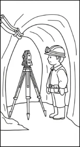 coloriage Mineur pour enfant de 7 ans