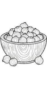 coloriage Oignon et dessins