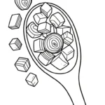 imprimer coloriage Oignon pour enfant