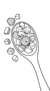imprimer coloriage Oignon pour enfant