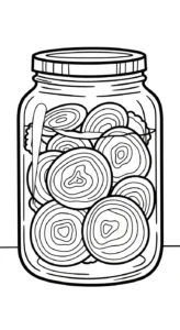 coloriage Oignon a imprimer gratuitement