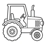 image de coloriage Outils Agricoles pour enfant