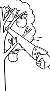 image pour coloriage Outils Agricoles enfant