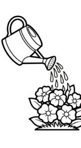 coloriage Outils Agricoles pour enfant de 2 ans
