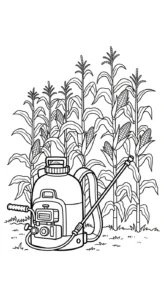 coloriage Outils Agricoles à imprimer pour enfant de 9 ans
