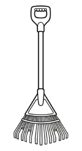 coloriage Outils Agricoles à imprimer pour enfant de 6 ans