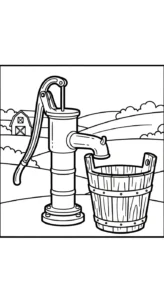 coloriage Outils Agricoles pour primaire