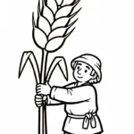 coloriage Paysan pour enfant gratuit