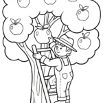 coloriage Paysan a telecharger