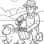 coloriage Paysan et dessins