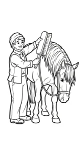 coloriage Paysan pour bebe a imprimer