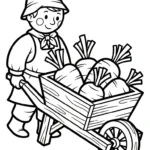 coloriage Paysan d