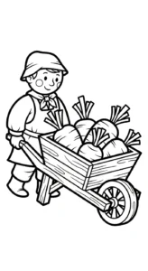 coloriage Paysan d