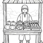 coloriage Paysan à imprimer gratuitement pdf