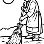 coloriage Paysan en ligne pour enfant