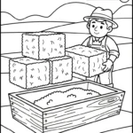 coloriage Paysan pour enfant de 10 ans