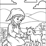coloriage Paysan a imprimer pour enfant de 4 ans