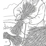 coloriage Paysan pour enfants a imprimer gratuit