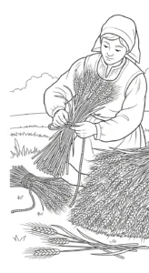 coloriage Paysan pour enfants a imprimer gratuit