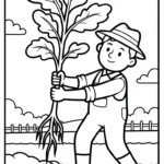 coloriage Paysan gratuit a imprimer