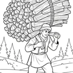 télécharger coloriage Paysan gratuit