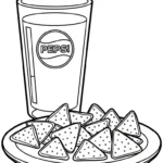 coloriage Pepsi pour enfants