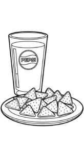 coloriage Pepsi pour enfants