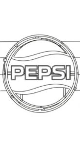 coloriage Pepsi a dessiner en ligne
